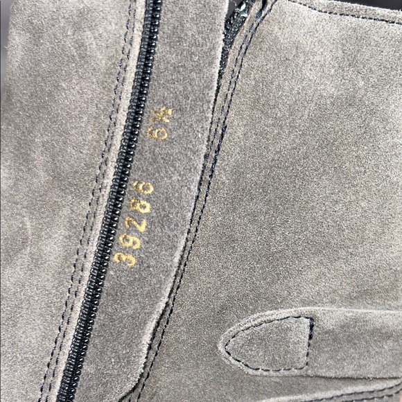 NWOT La Canadienne Gavan US 6 1/2 Gray Suede Waterproof Ankle Boot - Picture 12 of 12